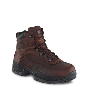 Red Wing TruHiker 6-inch Waterproof Soft Toe Wandelschoenen Heren DonkerBruin - 8683